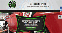 Desktop Screenshot of harfordtire.com