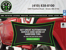 Tablet Screenshot of harfordtire.com